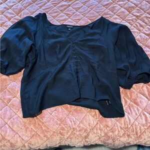 Torrid Black Blouse